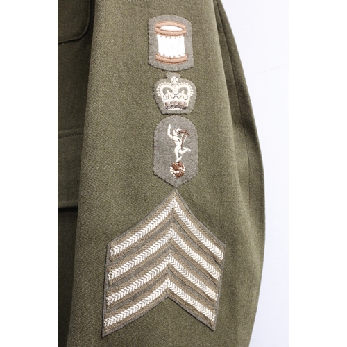 27 - British Army dress uniform jacket having H Edgard & Sons Ltd label dated 1965, Royal Corps of Si... 