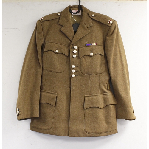 29 - British Army dress uniform jacket having Meyer & Mortimer Ltd label 