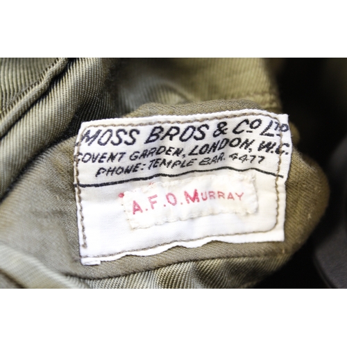 42 - British Army dress uniform jacket having Moss Bros & Co Ltd label 