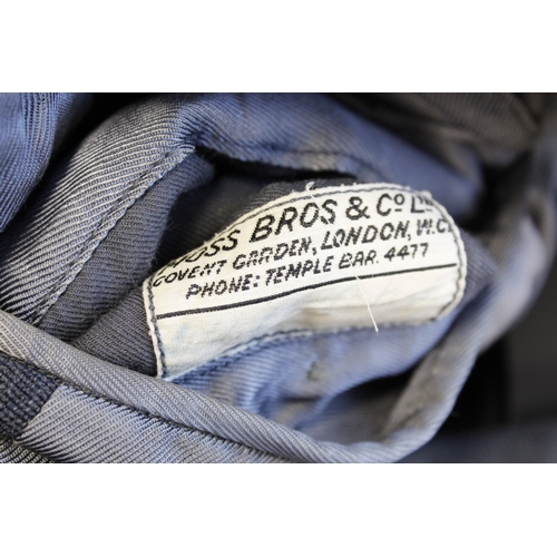 58 - British Royal Air Force dress uniform jacket having Moss Bros Ltd of Covent Garden London label, Sta... 