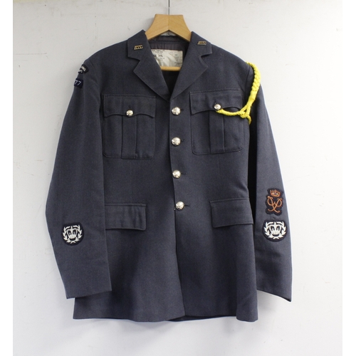 59 - British Royal Air Force dress uniform jacket having J Compton Sons & Webb Ltd label, RAF Staybri... 