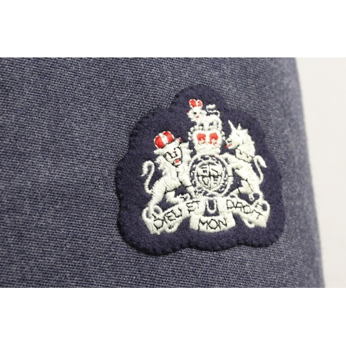 62 - British Royal Air Force dress uniform jacket having I J Dewhirst (Uniforms) label, Staybrite RAF but... 