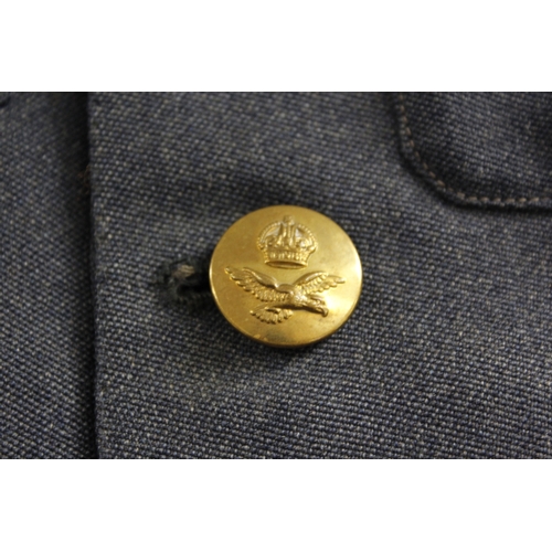 67 - British Royal Air Force dress uniform jacket having Christine Gregor (J Hughes) of Aberdeen label 