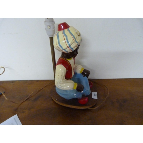 207 - Vintage 1960's Indian table lamp