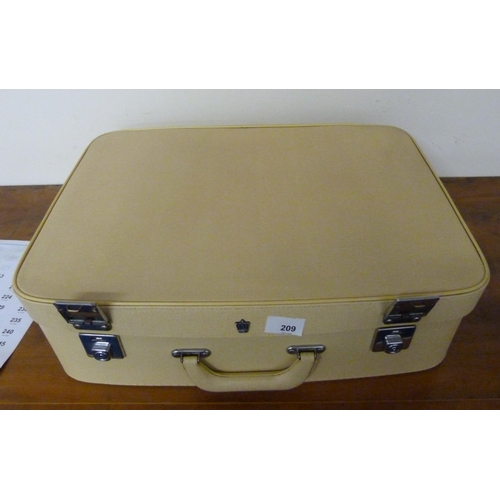 209 - Suitcase and two lady's handbags