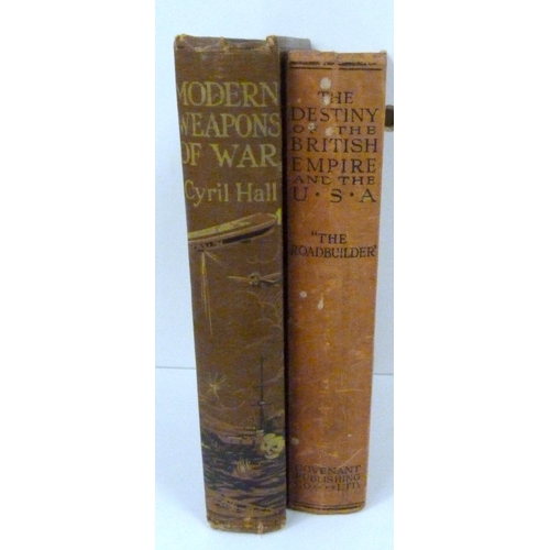 1 - HALL CYRIL. &nbsp;Modern Weapons Of War By Land, Sea & Air. Col. frontis & other illus. Orig... 