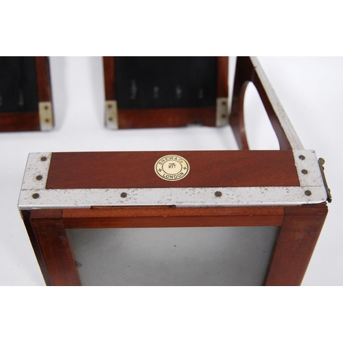 Shew & Co 'The Xit' camera, and leather case.
