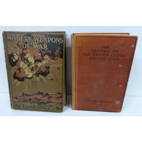 1 - HALL CYRIL. &nbsp;Modern Weapons Of War By Land, Sea & Air. Col. frontis & other illus. Orig... 