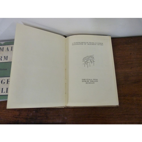 307 - CUALA PRESS.  A Picture Book by Frank O` Connor. Ltd. ed. 292/480. Illus. by Elizabeth Rivers. Orig.... 