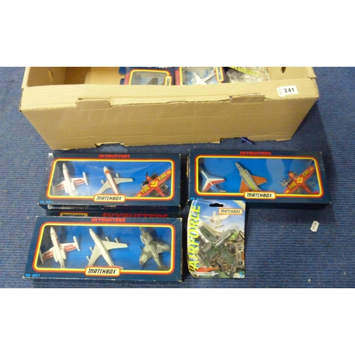 241 - Collection of Matchbox die cast aeroplanes