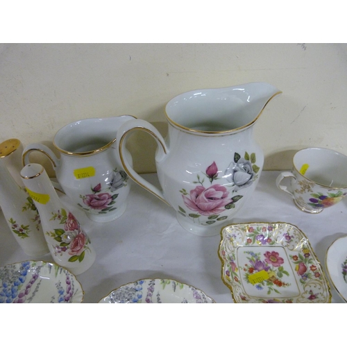 256 - Collection of teaware to include cruet sets, jugs etc