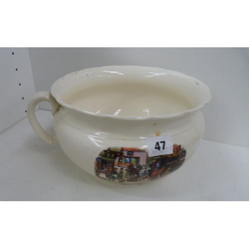 47 - Price Kensington chamber pot and two others