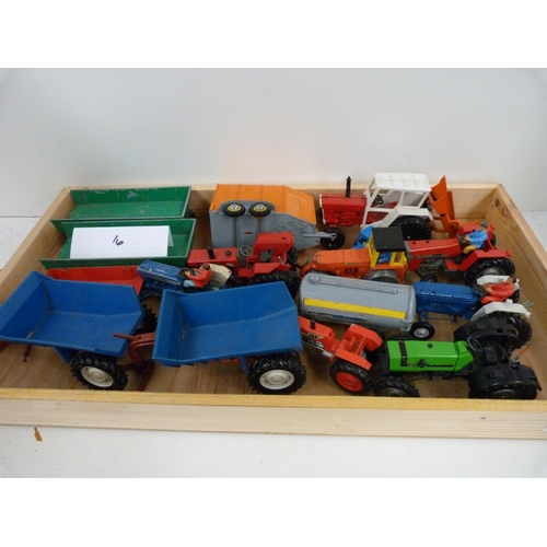 74 - Collection of various die cast Britain's tractors to include Massey, Ferguson, Ford and Deutch