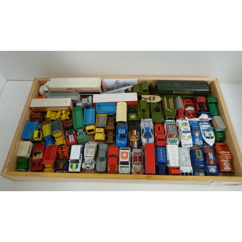 76 - Collection of various Matchbox vehicles to include cars and lorries