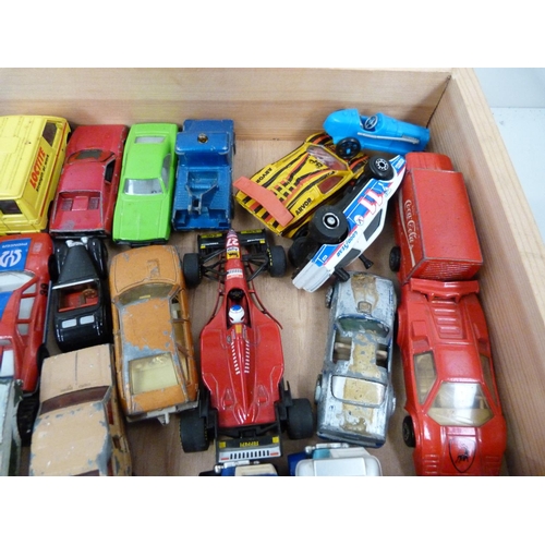 78 - Collection of Matchbox cars to include racing cars and buses etc