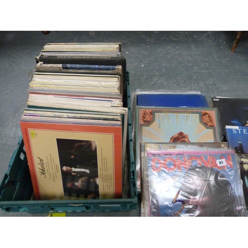 81 - Collection of various LPs to include Donovan, Steve Turner, Defiant etc