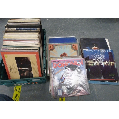 81 - Collection of various LPs to include Donovan, Steve Turner, Defiant etc