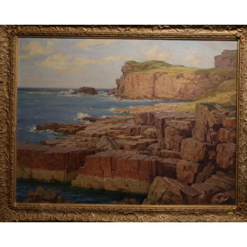 151 - FRANC PATRICK MARTIN (1883-1966), Kingsbarns, Signed oil on canvas, 75cm x 100cm