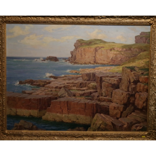 151 - FRANC PATRICK MARTIN (1883-1966), Kingsbarns, Signed oil on canvas, 75cm x 100cm