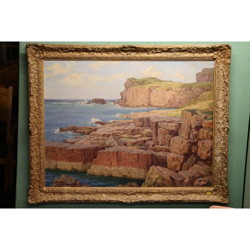 151 - FRANC PATRICK MARTIN (1883-1966), Kingsbarns, Signed oil on canvas, 75cm x 100cm