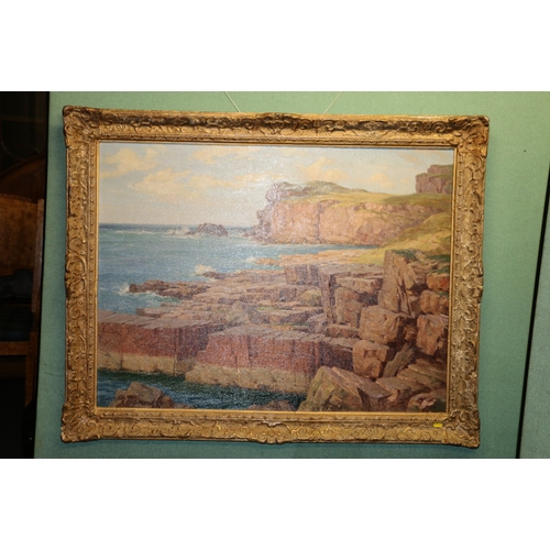 151 - FRANC PATRICK MARTIN (1883-1966), Kingsbarns, Signed oil on canvas, 75cm x 100cm