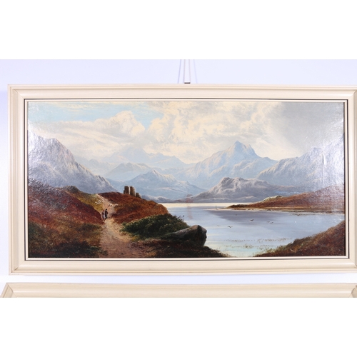 155 - CHARLES LESLIE (1839-1886), Two works: Evening Llyn Cewellyn North Wales and Ben Nevis, Si... 