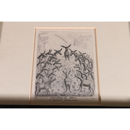 226 - JOHN KAY (1742-1826), twenty framed etchings in black frames, frame size, 30cm x 24cm, including 175... 