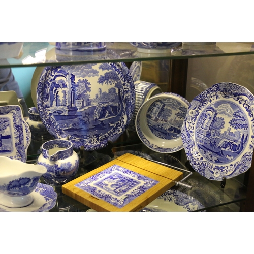 249 - Copeland Spode Italian pattern 261 piece blue and white tea and dinner set comprising ; 1 tureen, 1 ... 