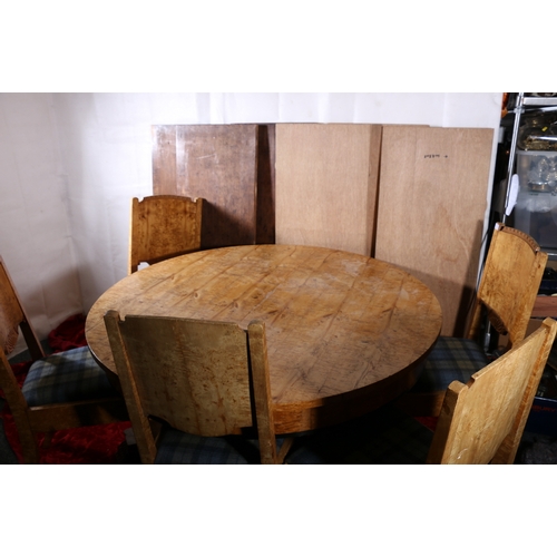 446 - Victorian walnut dining suite comprising of dining table with six additional leaves and twelve chair... 