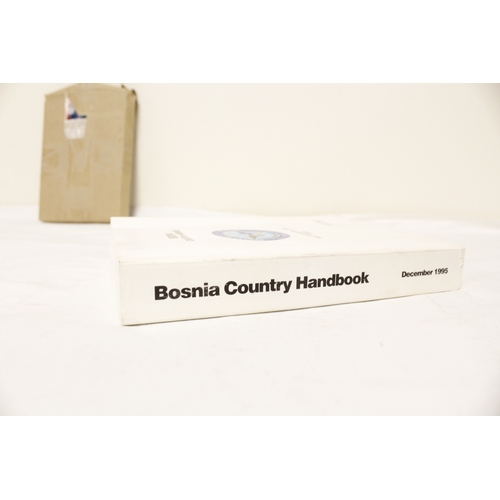 155 - Two USA Peace Implementation Force Bosnia County Handbooks, both from December 1995. (2).