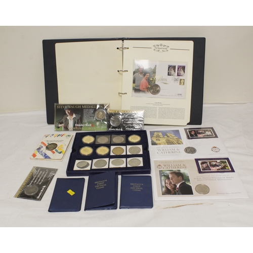 172 - Collection of collector's coins and Royal commemorative coins.