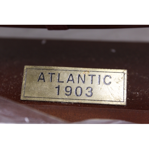 197 - Boxed model of the ship of the Atlantic 1903.