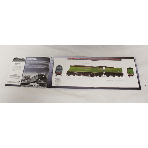 337 - Three Atlas Editions model steam trains to include 21C151 Southern Battle Of Britain model with book... 