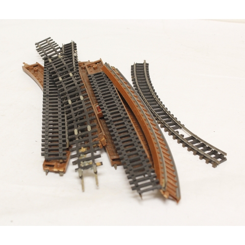 349 - Box of model railway 00 track mostly Tri-ang T151 and T53.