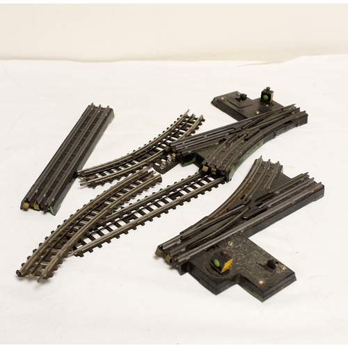 350 - Box of model railway 00 track.