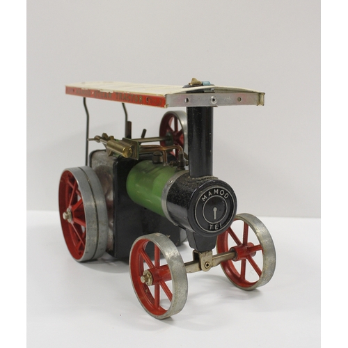 286 - Mamod live steam TE1 Traction Engine, boxed