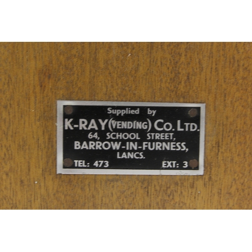 322 - Automaton Distributers Limited of Llandudno Testo Reaction Meter with retailers plaque K-Ray Vending... 