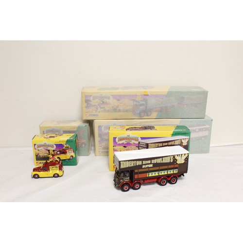 311 - Corgi Classics diecast model vehicles from The Showmans Range 1996 including 16501 Scammell Trailer ... 