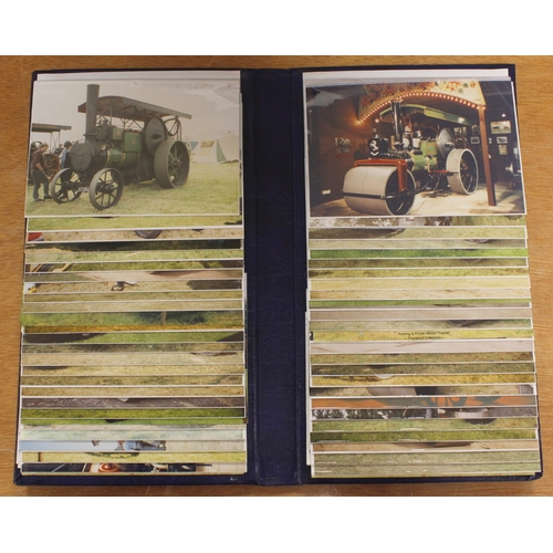 369 - Original photographs.  A three album archive of colour photographs of Burrell traction engines, four... 