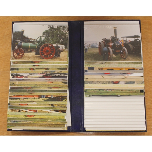 370 - Original photographs.  A nine album archive of colour photographs of traction engines and other tran... 