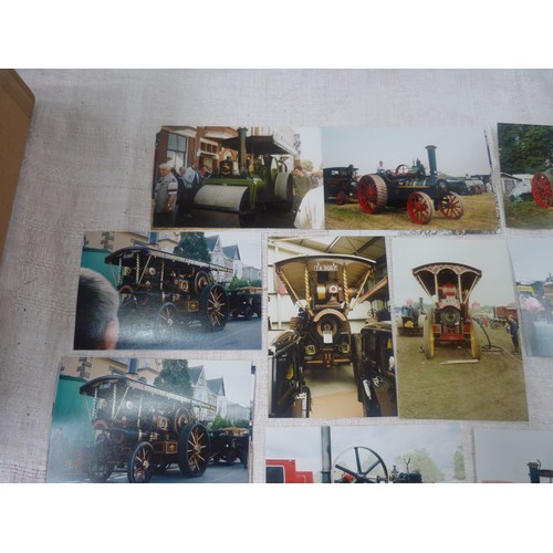 370A - Two boxes of photographs showing locomotives.