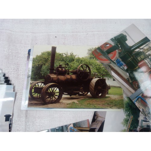 370A - Two boxes of photographs showing locomotives.