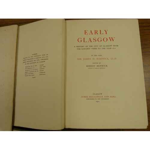 48 - Glasgow.&nbsp;&nbsp;The Glasgow University Album for 1847, in orig. cloth; also 3 others, Glasgow in... 