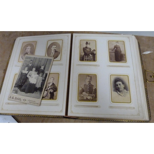 11 - Victorian photo album and contents