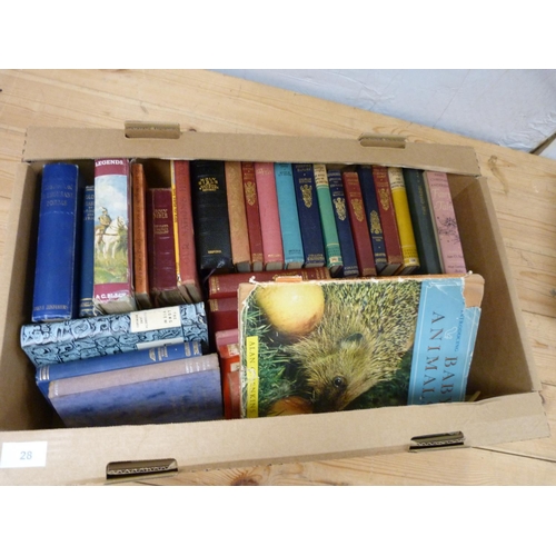 28 - Large box of books