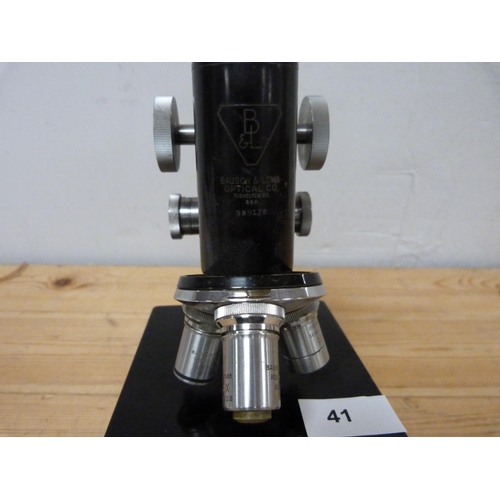 41 - Bausch and Lomb microscope