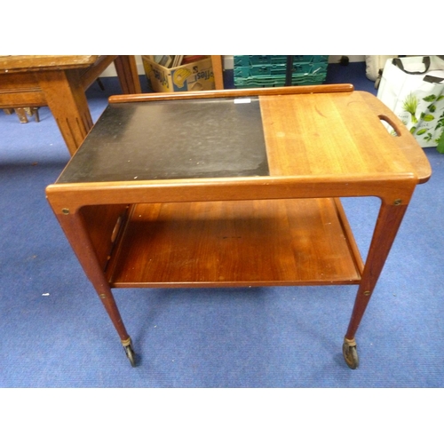 7 - Teak tea trolley