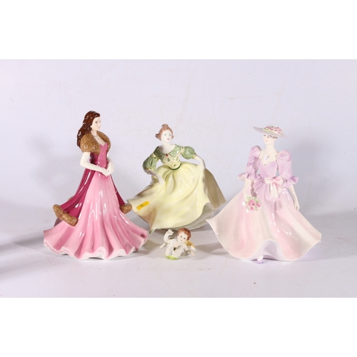 12 - Coalport figures to include Ladies of Fashion Julia and Barbara Ann, Classic Elegance Sadie and Capo... 