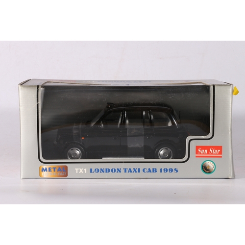 22 - Sunstar die-cast metal taxi cab 1998.