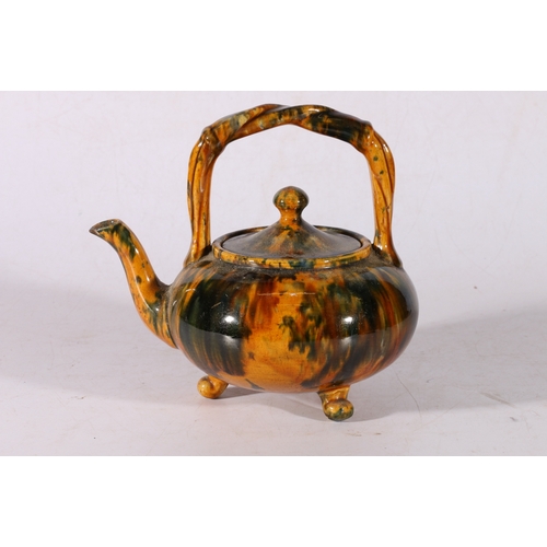 5 - Dunmore Scottish Pottery glazed teapot.